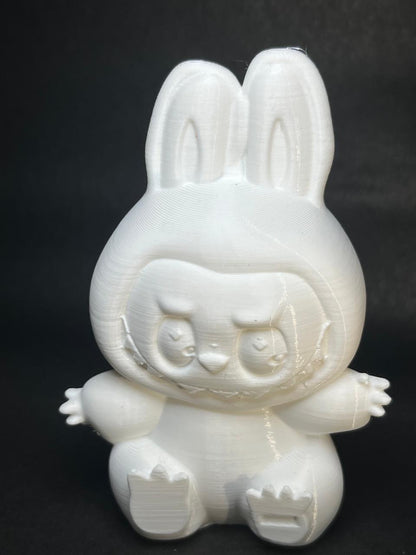 DIY Labubu White Doll – 3D Printed, Paintable Toy for Kids’ Creative Play