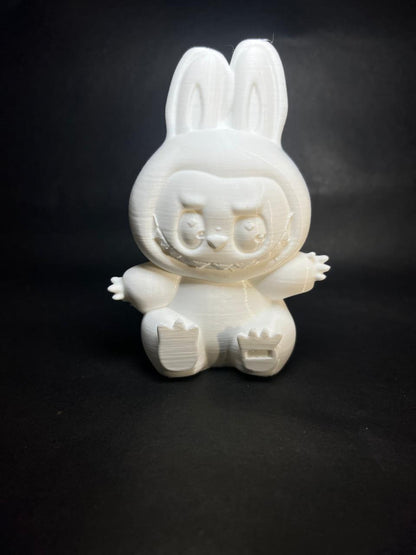 DIY Labubu White Doll – 3D Printed, Paintable Toy for Kids’ Creative Play