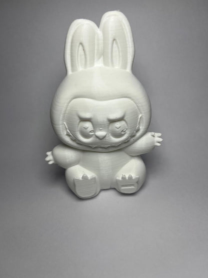 DIY Labubu White Doll – 3D Printed, Paintable Toy for Kids’ Creative Play