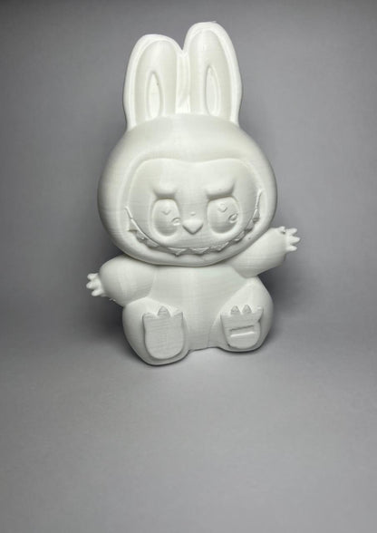 DIY Labubu White Doll – 3D Printed, Paintable Toy for Kids’ Creative Play